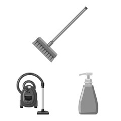 Isolated object of cleaning and service symbol. Set of cleaning and household vector icon for stock.