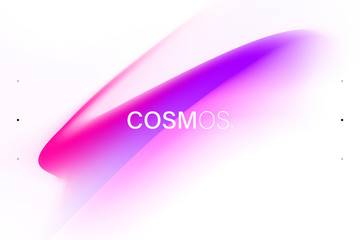 Abstract Wave Shapes Background Design. Vivid Colors Backdrop. Trendy Color Flow Artwork