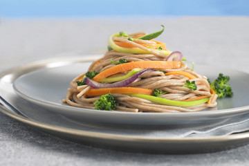 Spaghetti Integrali con Verdure