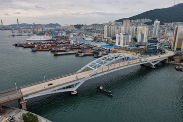 arch bridge in Busan