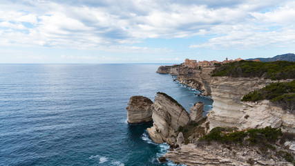 Les célèbres falaises de Bonifacio