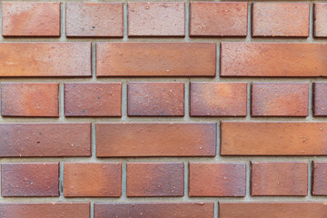 background and texture concept - close up of brick wall