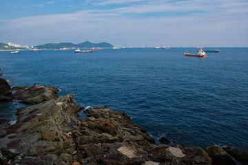 the Harbor of Busan port