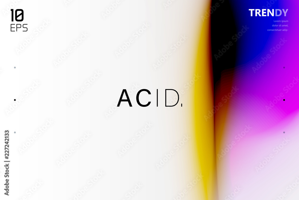 Canvas Prints abstract wave shapes background design. vivid colors backdrop. trendy color flow artwork