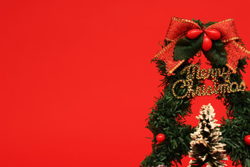 Still life of Christmas ornaments