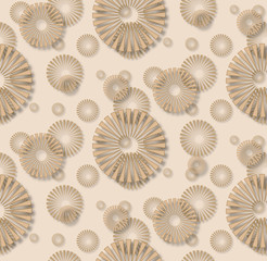 graphic flakes rain seamless tile in ivory shades