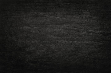 Black wooden wall background, texture of dark bark wood with old natural pattern for design art work, top view of grain timber.