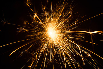 Abstract Fire Sparkle Background