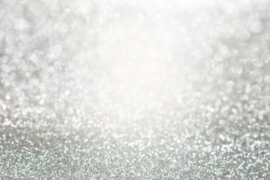 Silver glitter shimmer luxury background