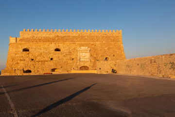 Fortress rocca al mare, Iraklio, Crete, Greece