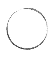 Wasserfarbe Kreis schwarz