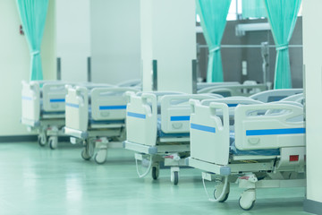 Patient beds in hospitals furniture interior decoration of service patient medical