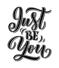 Your voice matters quote lettering. Calligraphy inspiration graphic design typography element. Hand written postcard. Cute simple vector sign hand drawn style. Textile print