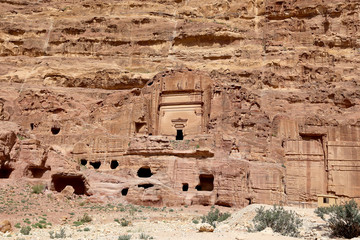 Petra, Jordan-- it is a symbol of Jordan, as well as Jordan's most-visited tourist attraction. Petra has been a UNESCO World Heritage Site since 1985