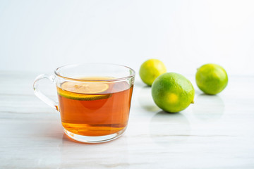 Lemon and lemon black tea