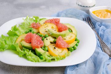 Salad of fresh vegetables