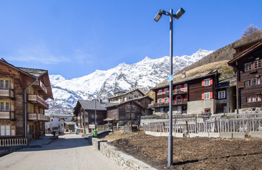 Hotels of Ski resort Saas-Fee in Switzerland