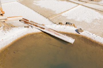 The salty valley of A&ntilde;ana, Spain