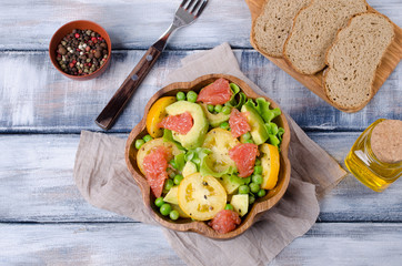 Salad of fresh vegetables