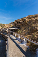 Fototapeta na wymiar The famous salt valley of Añana, Spain