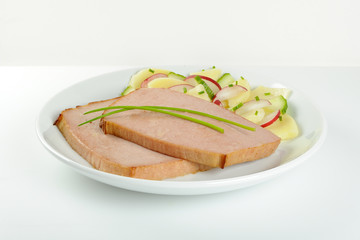 Leberkäse/Leberpastete/Fleischkäse