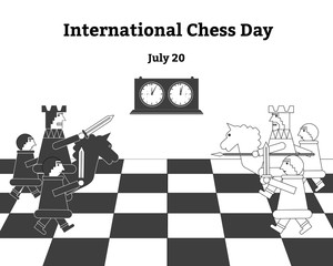 International chess day.