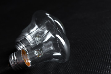 edison bulb close up.