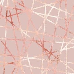 Rose gold. Elegant vector pattern