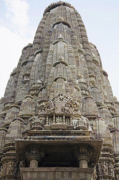 KANDARIYA MAHADEV TEMPLE, Shikara - Closeup, Western Group, Khajuraho, Madhya Pradesh, UNESCO World Heritage Site