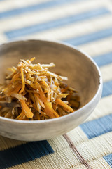 麹を使ったきんぴらごぼう