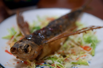 トビウオの唐揚げ