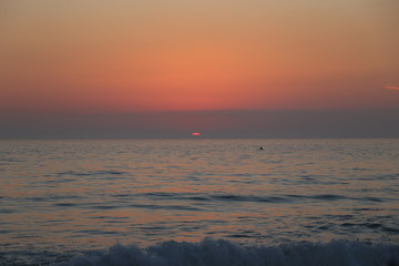 Sonnenuntergang in Zahara de los Atunes