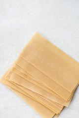 Ingredients for Vegetarian Spinach and Ricotta Lasagna