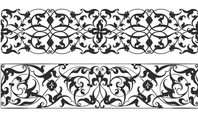 Ethnic ribbon pattern