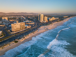 Naklejka premium Blouberg Beach Cape Town Aerial