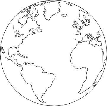 Earth Drawing Pencil Sketch, earth, pencil, globe png | PNGEgg