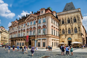 Naklejka premium Praga, Rynek Starego Miasta