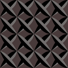 pattern geometrico nero e grigio