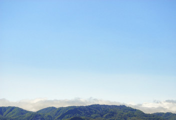 Fototapeta premium 山 空 雲 素材