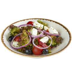 salad with tomatoes and mozzarella