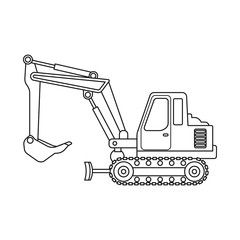 Isolated object of build and construction symbol. Set of build and machinery stock symbol for web.