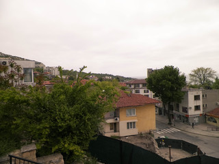 Fototapeta na wymiar Houses in city of Balchik, Bulgaria.