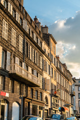 Obraz premium Historic buildings in Clermont-Ferrand, France