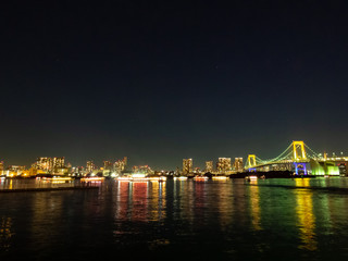 Obraz premium Tokyo Bay at Night