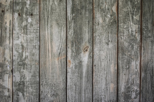 Old gray wooden wall, background photo texture