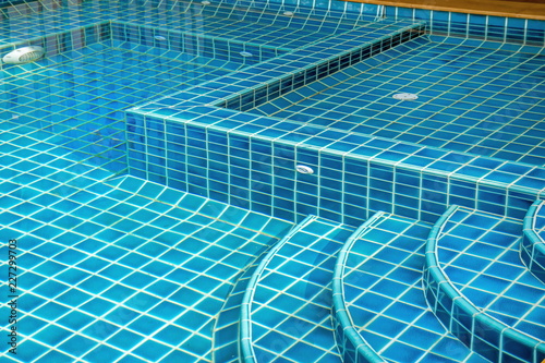 Construction Of Swimming Pool Spa Chair Tile Installation At