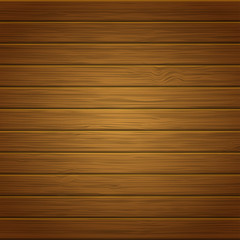 Realistic wood texture. Cartoon wall of wood planks. Vector background