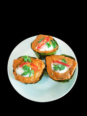 steamed fish with curry paste