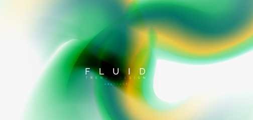 Fluid flowing wave abstract background