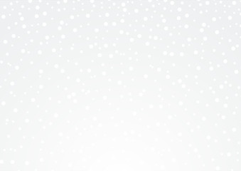 Merry Christmas and happy new year background with cute snowflakes. Xmas Vector illustration in bright silver color.
